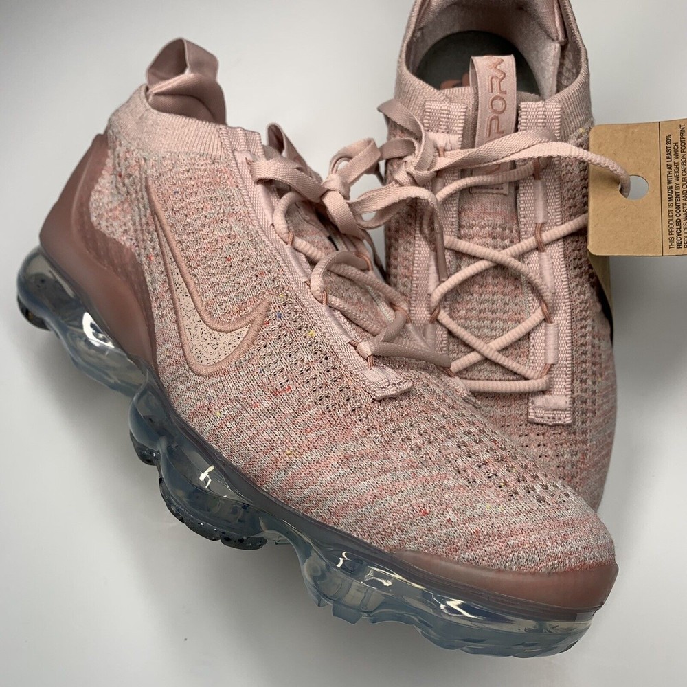 NIke Air VaporMax 2021 Flyknit Pink Oxford DJ9975-600 Women's Size 5.5 Shoes - Picture 7 of 10
